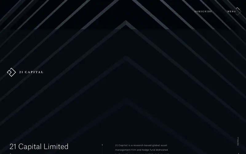 21 Capital website preview