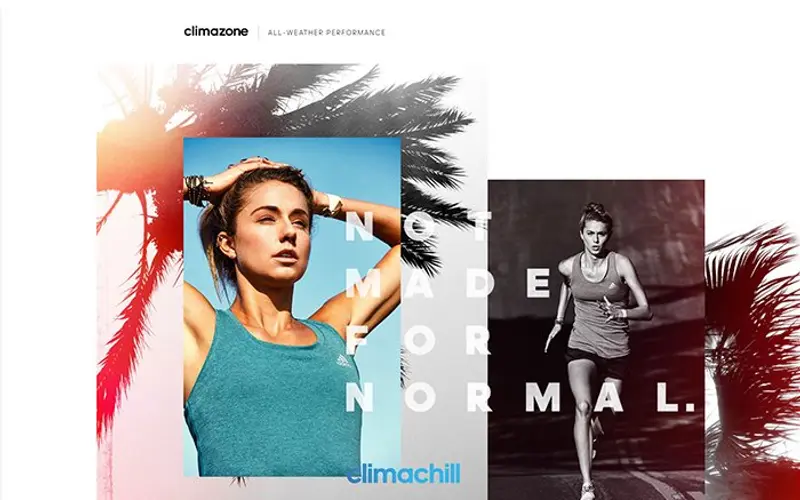 adidas Climachill website preview