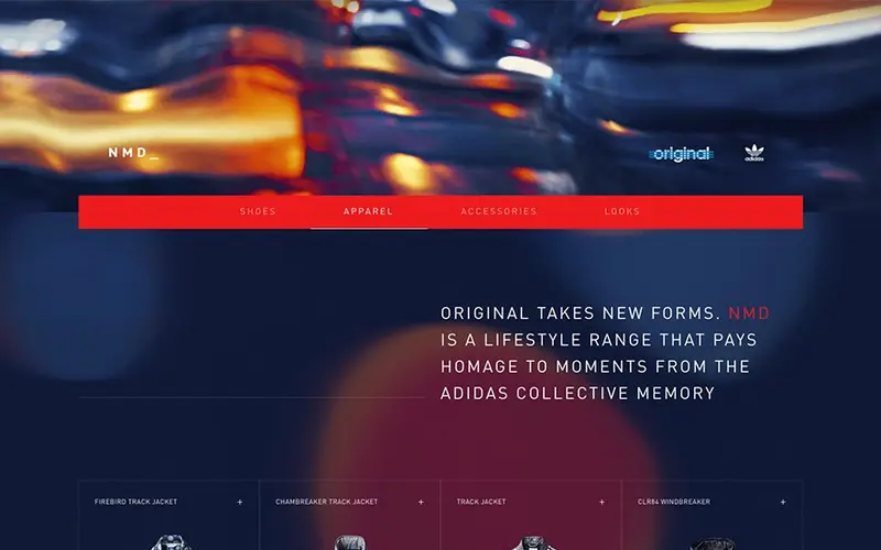 adidas Originals NMD website preview