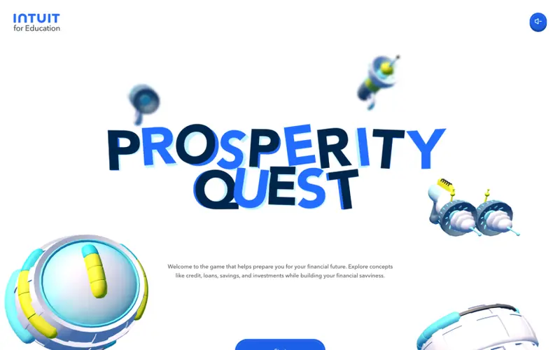 ‘Prosperity Quest’ Game website preview